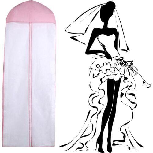 Wedding dust cover Wedding Dress Gown Garment Clothes Cleaning Cover Dustproof Storage Bag Organizer Hanging Clothing Organizati