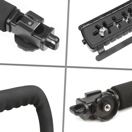 Video Handheld Stabilizer Camera Action Stabilizing Grip Handle for Canon Nikon Sony DV Camcorder QJY99