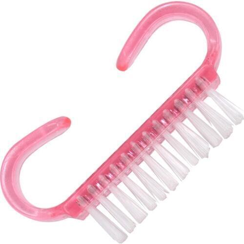1 Piece Hot sales Nail Cleaning Clean Brush Tool File Manicure Pedicure Soft Remove Dust Small Angle Clear Tools Sets