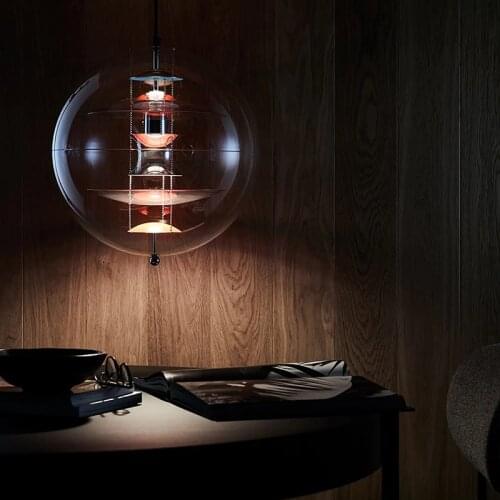 Nordic Danish design Planet globe pvc ball pendant lights for hotel villa living room hanging lamp fixtures kitchen luminaire