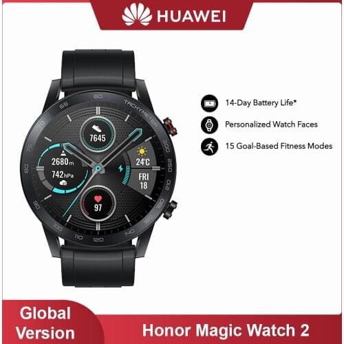 HONOR MagicWatch 2 46MM Smart watch, Bluetooth 5.1 Magic Watch 2 Smartwatch ,14 Days Battery Life,Phone Call Heart Rate