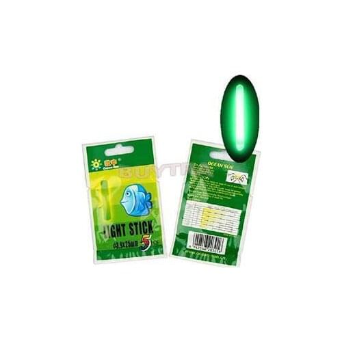 50Pcs/10bag Noctilucence Luminous Fishing Float Fishing Night Vision Fluorescent Light Float Glow Stick Lightstick 4.5*37mm