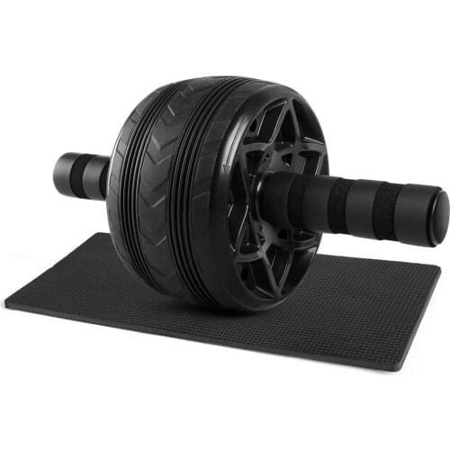 AB Roller Power Wheels Machine Home Gym and Exercise Fitness Workout Equipment Abdominal Muscle Trainer