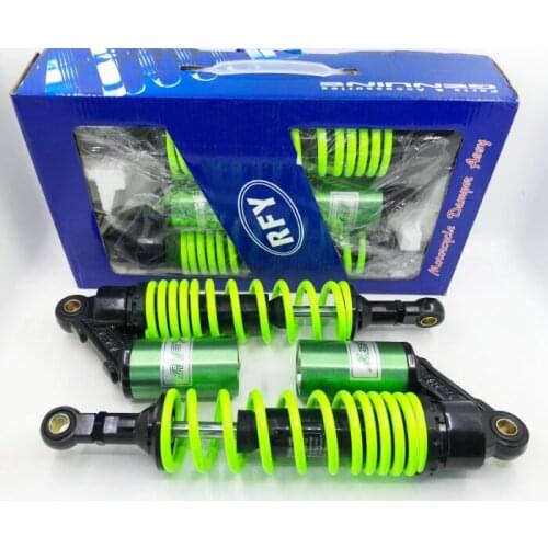 Universal 330mm motorcycle new Rear Air suspension shock absorber for honda yamaha suzuki silver and Black + green