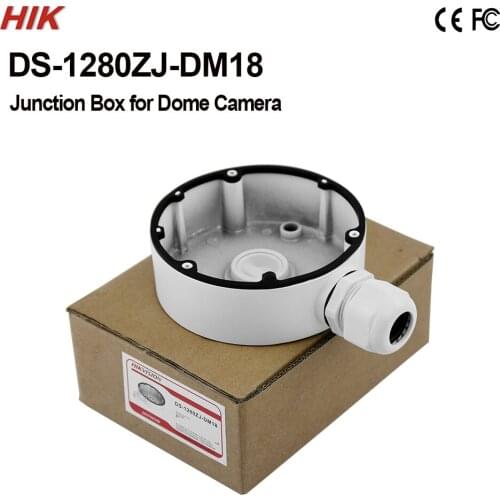 In stock DS-1280ZJ-DM18 Hik Junction Box for dome camera DS-2CD2185FWD-I DS-2CD2142FWD-I Wall Mount Bracket CCTV Accessories