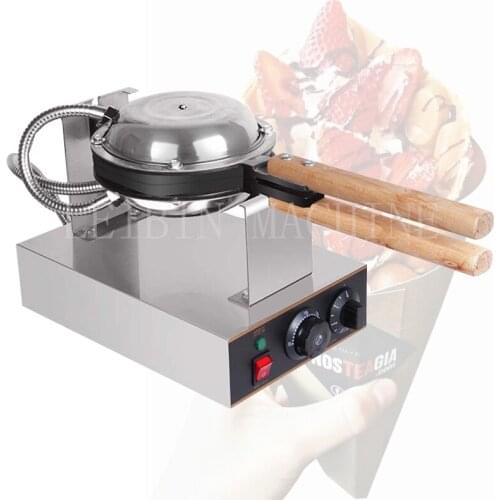Bubble Egg Waffle Maker Directly Commercial Electric Non-Stick Egg Waffle Machine Of Heart Style Puff Cake Oven
