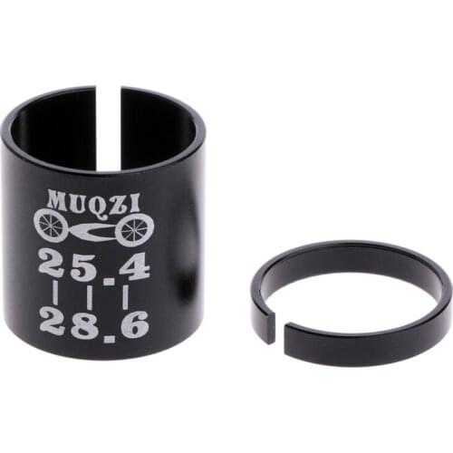 Bike Bicycle Ahead Stem Shim Reducer Conversion Variable Ring Set 25.4 to 28.6mm