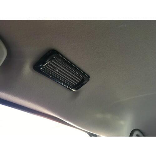 For NISSAN SERENA Rear air conditioning outlet sticker polished Style matte Style ABS chrome 2017-2019