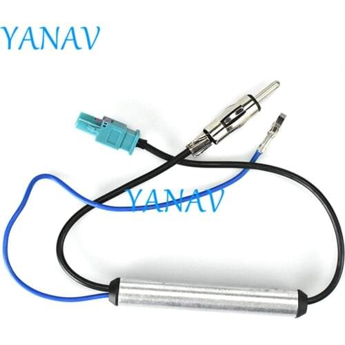 13-008 Wire Harness Adaptor ANTENNA ADAPTER CABLE FOR-VW-AUDI-OPEL-SKODA-CITROEN-SEAT with FAKPA(z)and phantom power supply (a