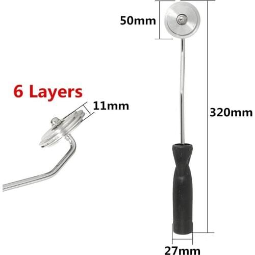 2" Fiberglass Bubble Corner Laminating Roller for Frp Moulds Grp Work 6 Layers