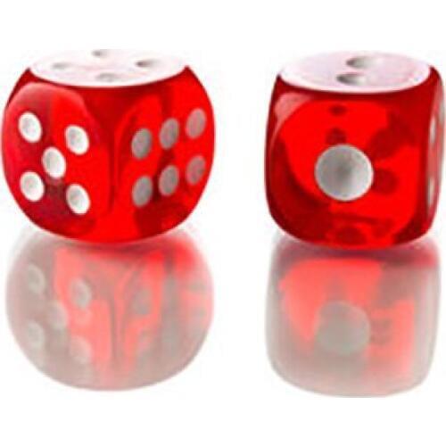 20 PCS,5 Size Option Drinking Dice ,Red Transparent Acrylic Die Games Bar Party Pub Dice Free Shipping