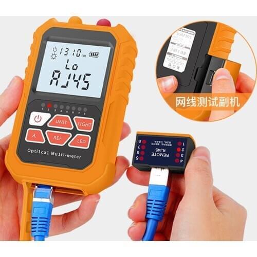 3In1 Optical Power Meter Visual Fault Locator Network Cable Test Lighting Optical Fiber Tester 1Mw With 5Km Visual Fault Locator