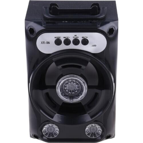 Large Size Bluetooth Speaker Wireless Sound System Bass Stereo with LED Light Support TF Card FM Radio Outdoor Sport Travel