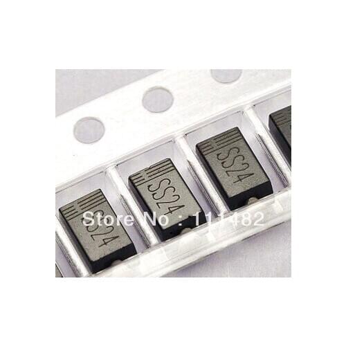 SS24 DO-214AA SMA DIODE SCHOTTKY 40V 2A SMD 200pcs/lot Sold by lot