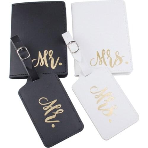 Mr&mrs Luggage Tag Passport Cover Honeymoon Travel Just Married Wedding Anniversary Bridal Gift Wedding Party Gift Wedding Decor