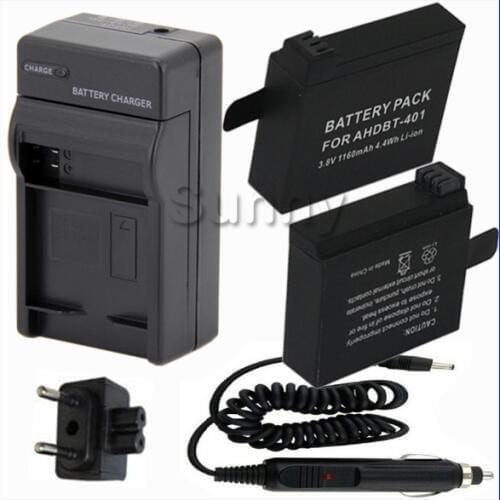 Gopro Hero 4,Go pro hero 4,Go pro 4 Black Edition&Silver Edition,Battery and Charger AHDBT-401,AHDBT401,AHDBT 401