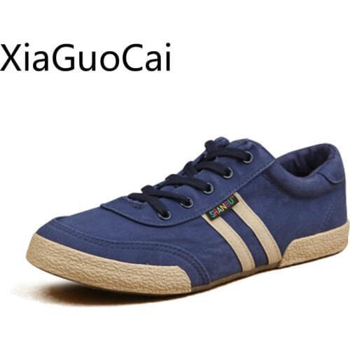 Retro Fashion Men Canvas Shoes Spring and Autumn Male Sneakers Casual Shoes for Students Breathable Flats Drop Shipping Lu4 35