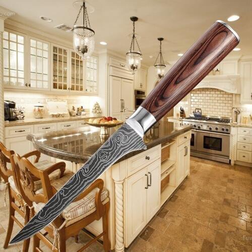 Liang Da 5.5 inch Quality Stainless Steel Kitchen Fillet Knife Eviscerate Fish Sculpture Knife Japanese Style Boning Knives