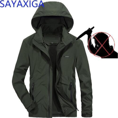 Self Defense Anti Cut Knife proof Clothing Anti-stab Jacket Stealth Cut Resistant Coat Security Cutfree stabfree jackets 6XL 7XL