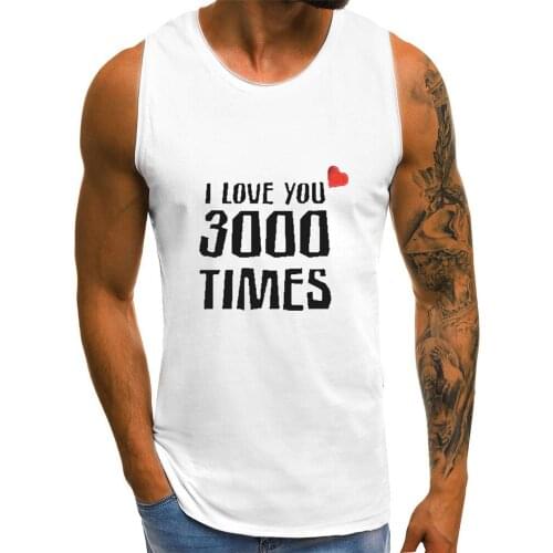 Tank Tops Letter Printed Men 2021 Summer Sleeveless Vest For Boys Bodybuilding Clothes Undershirt Fitness Stringer Plus Size 3XL