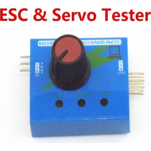 ECS Consistency Speed Controler CCPM RC Helicopter Servo Consistency Master / Multi Servo Tester with Indicator Light