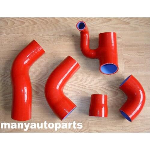Silicone Boost Hose Kit FIT FOR VOLVO 850 s70 V70 T5S RED