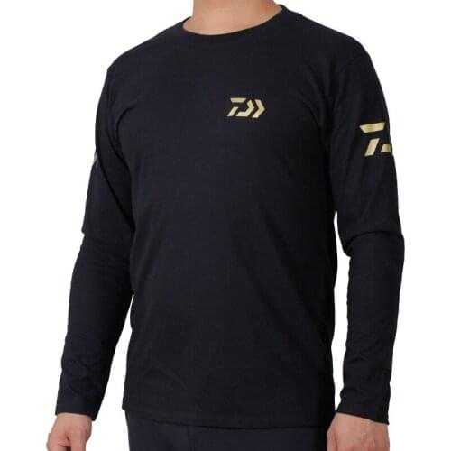 Daiwa Autumn Winter Outdoor Sport Fishing Clothing T-shirt Bottoming Shirt Long Sleeve Fishing T-shirt Camping Climbing Clothes