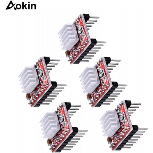 A4988 Driver Board 3D Printer Accessories Ramps 1.4 A4988 Stepper Motor Driver with Heat Sink for 3D Printer Parts