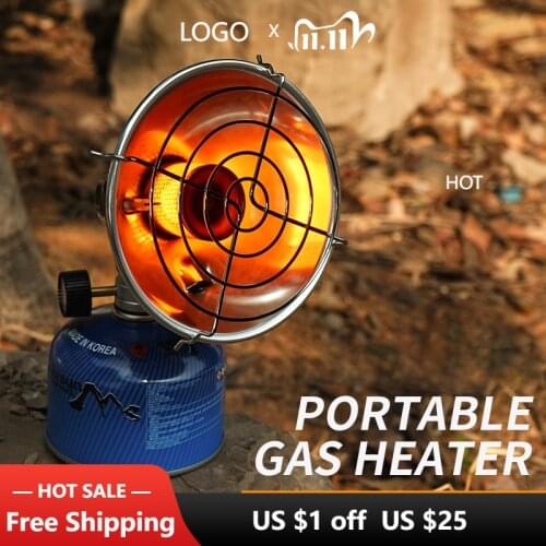 Portable Gas Heater Outdoor Warmer Propane Butane Heater Lightweight Travel Camping Tent Warm Cover Outdoor Mini Gas Heater