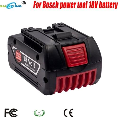 Replace Bosch 18V Professional Battery 4000mAh, Compatible with Power Tool BAT609G BAT610G BAT618G BAT619G Battery