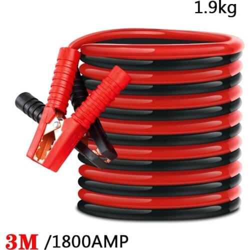 2021 New Heavy Duty For Car Van Truck 1800AMP 3M Car Battery Jump Leads Booster Cables Jumper Cable