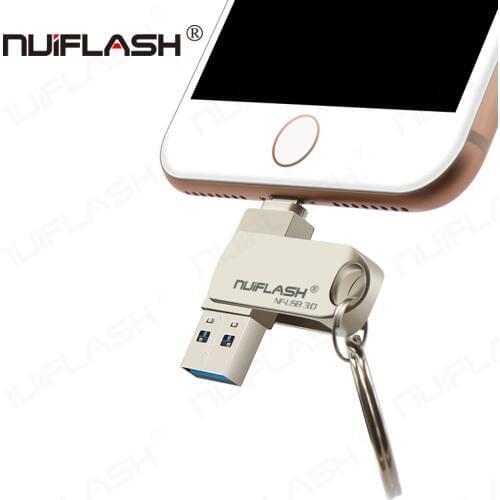 USB Flash Drive 128GB 256GB Memory Stick External Storage for iPhone 3in1 Photo Stick USB3.0 Thumb Drive Compatible iPhone iPad