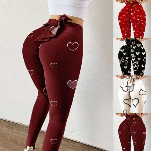 Bow tie Women Sexy Yoga Pants Gym Leggings High Waist Sports Pants Workout Running Leggins Fitness Leggings Mujer Yoga Leggings