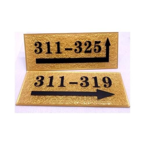 10X27cm house number,door sign,port number, tailor-made,Apartment, house, Hotel, Villa door plate