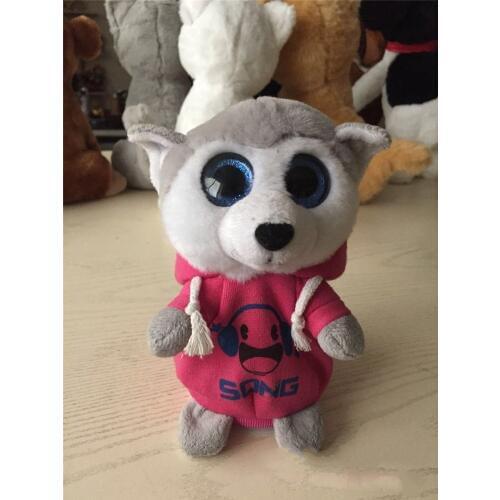 2015 New 18cm Talking Musical Soft Kawaii Plush Animals Action Figure Toys with Big Eyes Doll Brinquedos Eletronicos Juguetes