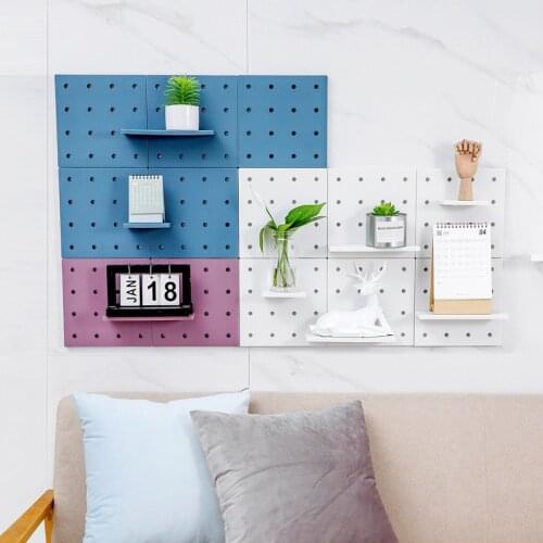Punch-free Household Hole Board Wall Small Storage Rack Kitchen Bathroom Shelf Wall Storage and Finishing Rack