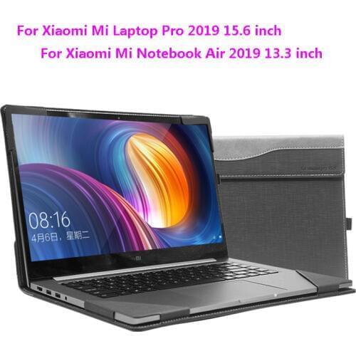 Laptop Sleeve For Xiaomi Mi Laptop Pro 2019 15.6'' Portable PU Leather Protective Cover For New Xiaomi Mi Notebook Air 13.3 Gift
