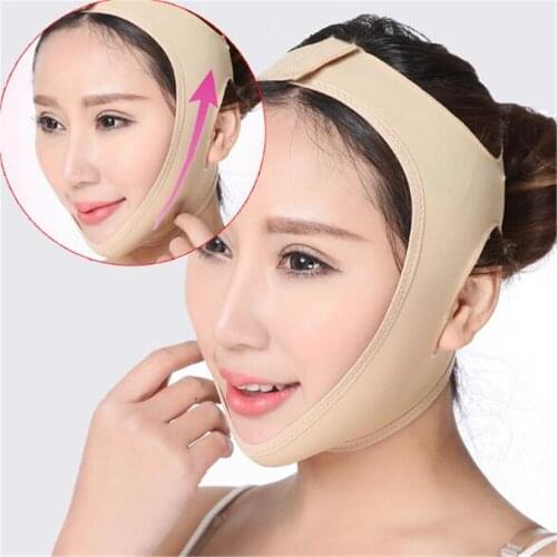 Elastic Facial Lifting Bandage V Line Face Shaper Women Chin Cheek Lift Up Belt Facial Anti Wrinkle Strap Facial Beauty Tool
