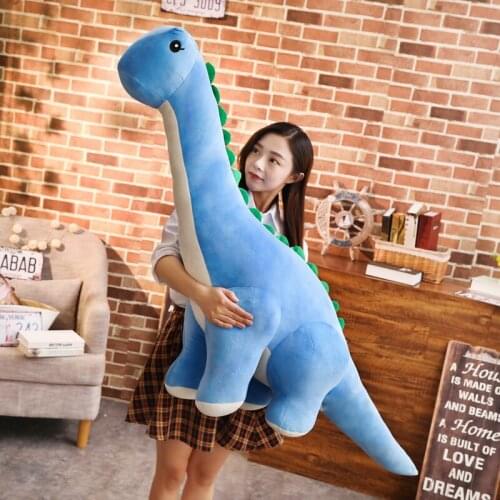 50-100cm Colorful Giant Dinosaur Plush Toys Stuffed Plush Tanystropheus Dolls Children Kids Gifts Birthday Christmas Brinqedos