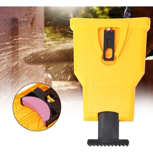 Quality Chainsaw Teeth Sharpener Portable Sharpen Chain Saw Bar-Mount Fast Grinding Sharpening Chainsaw Chain Woodworking Tools