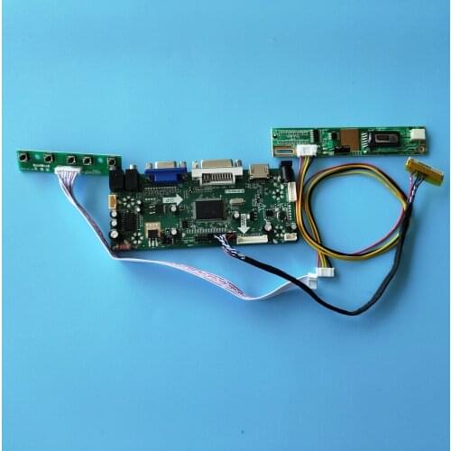LCD Audio HDMI+DVI+VGA Controller Board kit for LP154W01-TLAC/LP154W01-TLAD M.NT68676 1280X800 30pin 15.4" screen moitor panel
