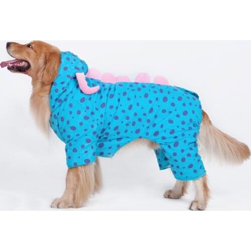 Large Dog Costume Big Dog Clothes Winter Samoyed Husky Labrador Golden Retriever Alaskan Shepherd Dog Outfit Jumpsuit Warm Coat