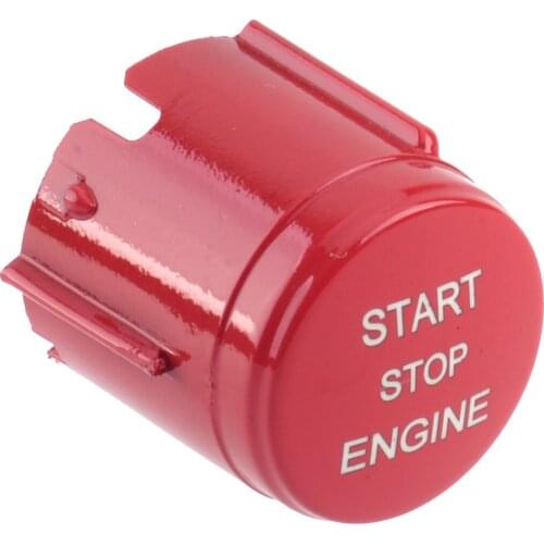 ABS Red Start Stop Engine Switch Cover Cap Fit for Land Rover Range Rover Sport Discovery 2010 2011 2012 2013