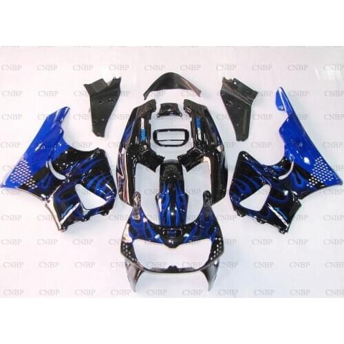 For Honda Cbr893RR 1994 - 1997 Abs Fairing CBR900 893 1995 Fairings for Honda Cbr893RR 1995 Black Blue Frame Motorcycle Fairing