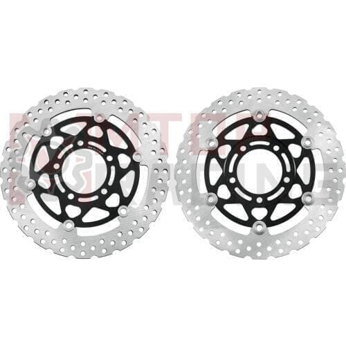 Pair Front Brake Disc for Kawasaki Z750 (2007 2008 2009 2010 2011 2012) Z1000 (2007-2015) Z1000SX (2011-2016) Brake Rotor