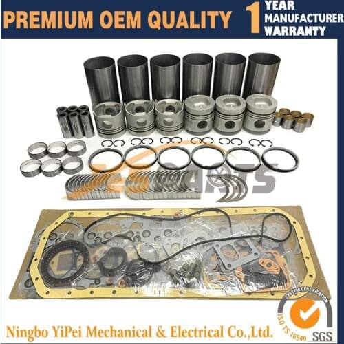 Engine Rebuilt Kit for Isuzu 6BD1 6BD1T TCM Forklift Truck and Hitachi Excavator