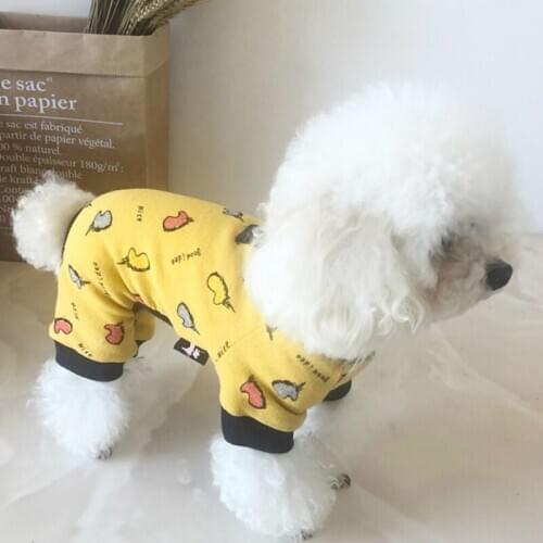 Popular Dog Jumpsuit for Small Medium Dogs Cute Print Chihuahua Clothes Animal Pomeranian Rompers Winter Dogs Pet Clothing