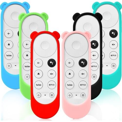 Silicone Cover For Chromecast Remote Control Protective Case for-Google Chromecast TV 2020 Voice Remote Control