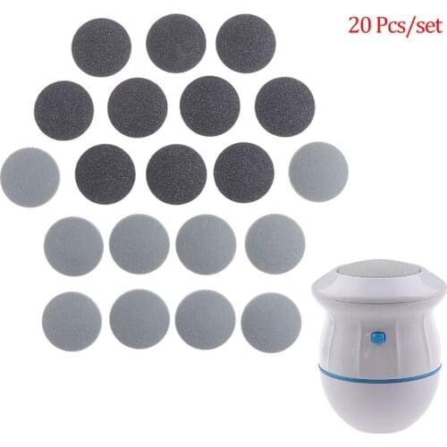 20Pcs Foot Grinder Replacement Head Electronic Foot File Pedicure Callus Remover