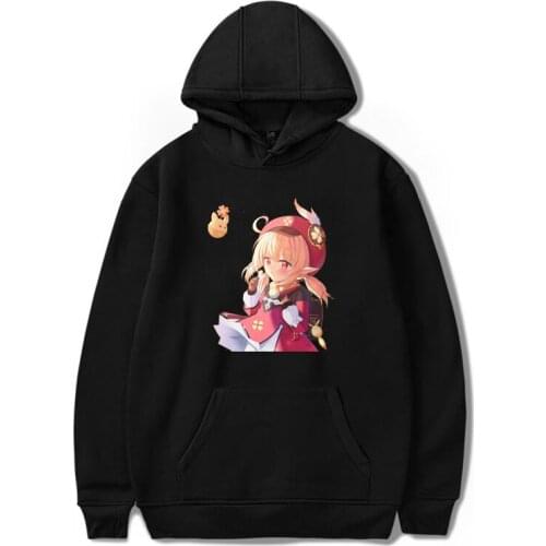 Genshin Impact Hu Tao Hoodie Aesthetic Fashion Kawaii Printed Harajuku Clothing Casual Oversized Streetwear Top Women Sweatshirt